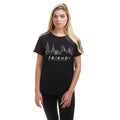 Schwarz-Weiß - Side - Friends - T-Shirt für Damen