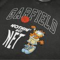 Schwary - Side - Garfield - "Nothing But Net" Sweatshirt für Damen