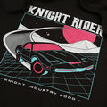 Schwarz - Side - Knight Rider - Kapuzenpullover für Herren