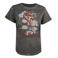 Anthrazit - Front - Mulan - T-Shirt für Damen