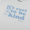 Himmelblau - Side - Disney - "Its Cool To Be Kind" T-Shirt für Damen
