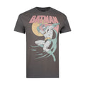 Anthrazit - Front - Batman - "70's" T-Shirt für Herren