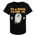 Schwarz - Front - Blondie - "Ahoy" T-Shirt für Damen