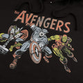 Schwarz - Side - Avengers - Kapuzenpullover für Herren