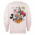 Blassrosa - Back - Mickey Mouse & Friends - "90's Gang" Sweatshirt für Damen