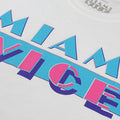 Weiß-Blau-Pink - Side - Miami Vice - T-Shirt für Herren