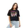 Schwarz - Back - Mean Girls - "Group" kurzes T-Shirt für Damen