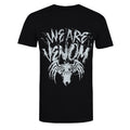 Schwarz-Weiß - Front - Venom - "We Are Venom" T-Shirt für Herren