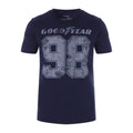 Marineblau - Front - Goodyear - "98" T-Shirt für Herren