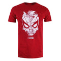 Kirschrot - Front - Marvel - "Webhead" T-Shirt für Herren