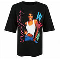 Schwarz - Front - Whitney Houston - "80s" T-Shirt für Damen