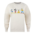 Steinfarben - Front - Disney - "Mickey & Friends" Sweatshirt für Damen
