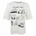 Altweiß - Front - National Parks - "All The Parks" T-Shirt für Damen