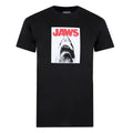 Schwarz - Front - Jaws - T-Shirt für Herren