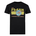 Schwarz - Front - The Flash - "70's" T-Shirt für Herren