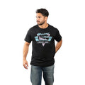 Schwarz - Side - Pan Am - "Miami" T-Shirt für Herren