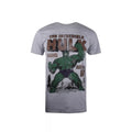 Grau meliert - Front - Hulk - "Rage" T-Shirt für Herren