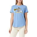 Indigoblau - Side - Disney - "Mickeys Crew" T-Shirt für Damen