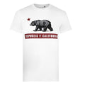 Weiß - Front - Republic of California - T-Shirt für Herren