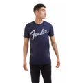 Marineblau - Back - Fender - T-Shirt für Herren