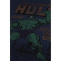 Marineblau - Side - Hulk - "Rage" T-Shirt für Herren