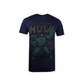 Marineblau - Front - Hulk - "Rage" T-Shirt für Herren