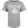 Grau - Front - Alice In Wonderland - T-Shirt für Damen