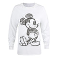 Weiß - Front - Disney - T-Shirt für Damen Langärmlig