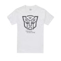 Weiß - Front - Transformers - T-Shirt Logo für Herren