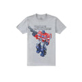 Grau - Front - Transformers - "Old School" T-Shirt für Herren