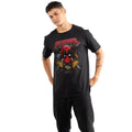Schwarz - Side - Deadpool - "Tacomania" T-Shirt für Herren