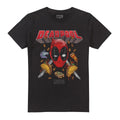 Schwarz - Front - Deadpool - "Tacomania" T-Shirt für Herren
