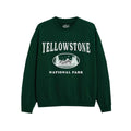 Tannengrün - Front - National Parks - "Yellowstone" Sweatshirt für Damen