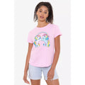 Hellrosa - Side - My Little Pony - "Bright Rainbow" T-Shirt für Damen