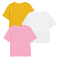 Gelb-Weiß-Pink - Back - The Lion King - "Simba & Friends" T-Shirt für Mädchen (3er-Pack)