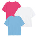 Pink-Weiß-Blau - Back - The Little Mermaid - "Explore The Sea" T-Shirt für Mädchen (3er-Pack)