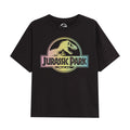 Schwarz - Front - Jurassic Park - T-Shirt Logo für Mädchen