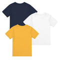 Marineblau-Weiß-Gelb - Back - Transformers - T-Shirt für Jungen (3er-Pack)