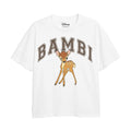 Weiß - Front - Bambi - "Collegiate" T-Shirt für Mädchen