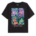 Schwarz - Front - Disney Princess - T-Shirt für Mädchen