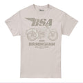 Sand - Front - BSA - "Birmingham Small Arms" T-Shirt für Herren