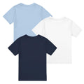 Blau-Weiß-Marineblau - Back - Wheres Wally? - "Can You Find Him" T-Shirt für Jungen (3er-Pack)