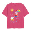 Fuchsie - Front - Peppa Pig - "Rainy Day" T-Shirt für Mädchen