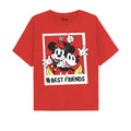 Rot - Front - Disney - "Bestfriends" T-Shirt für Mädchen