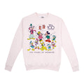 Hellrosa - Front - Mickey Mouse & Friends - "100 Years 90s Retro" Sweatshirt für Damen