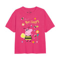 Fuchsie - Front - Peppa Pig - "Bee Happy" T-Shirt für Mädchen