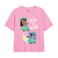 Hellrosa - Front - Lilo & Stitch - "Hula" T-Shirt für Mädchen