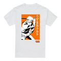 Weiß-Orange-Schwarz - Front - Naruto - T-Shirt für Herren