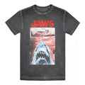 Schwary - Front - Jaws - "Punk" T-Shirt für Herren