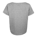 Grau meliert - Back - Dumbo - "Happy" T-Shirt für Damen